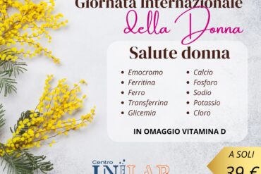 UNILAB celebra la Giornata Internazionale della Donna: dal 6 al 9 marzo la Vitamina D è in omaggio!